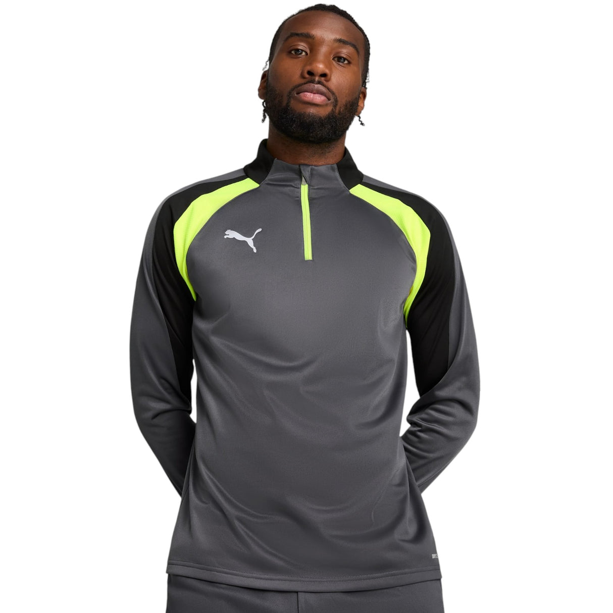 Puma IndividualLiga Mens Half-Zip Long Sleeved Training Top