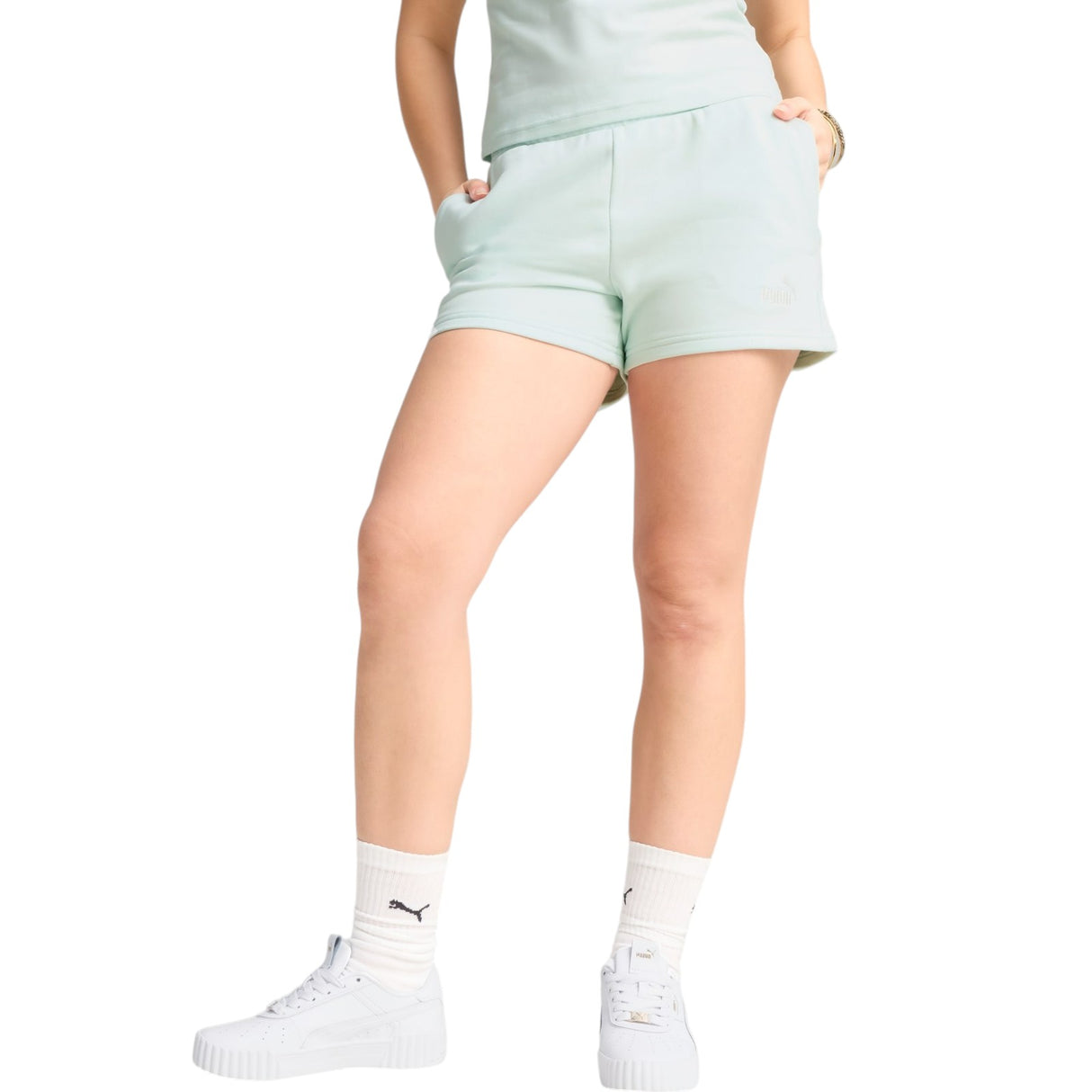 Puma Essentials Small No. 1 Logo 4'' Womens Short