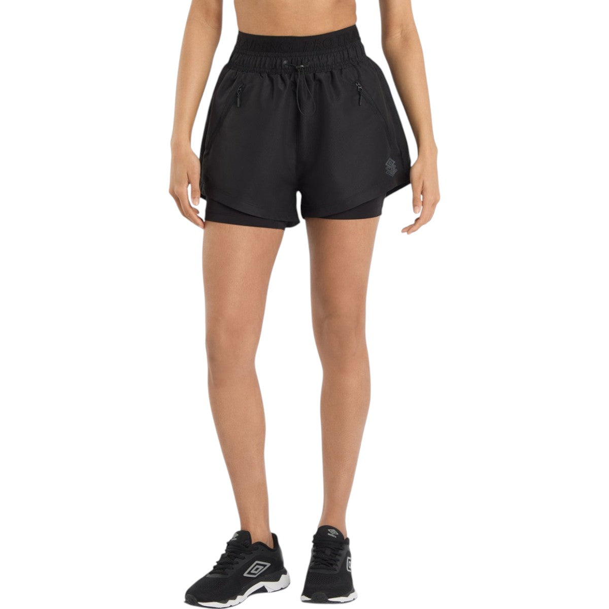 Umbro Pro Training Womens Lightweight Hybrid Workout Short