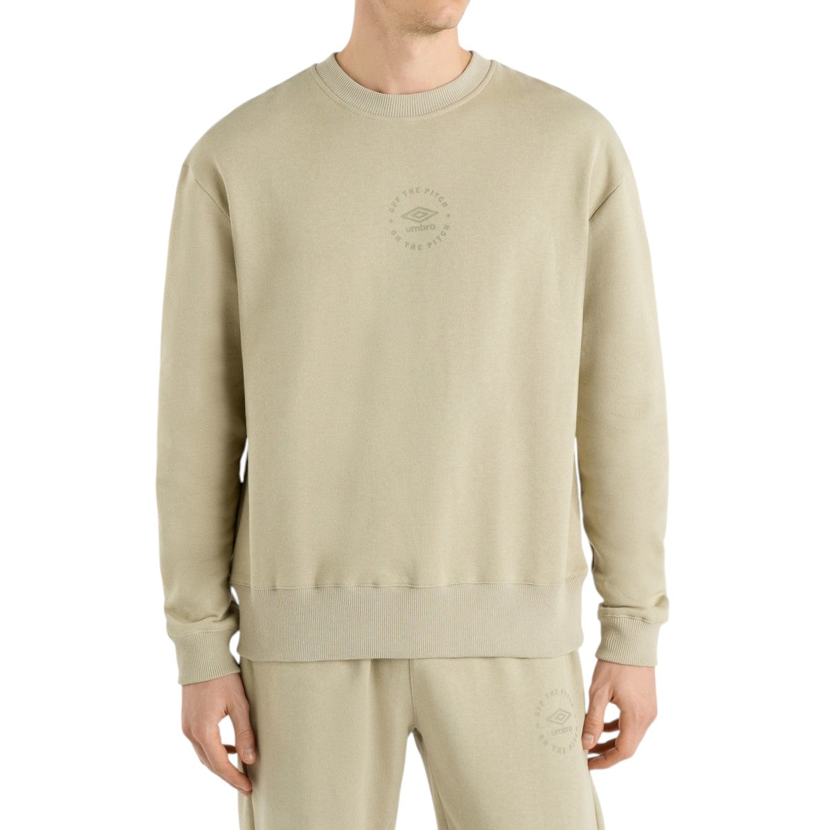 Umbro Relaxed Mens Off The Pitch Printed Training Sweatshirt