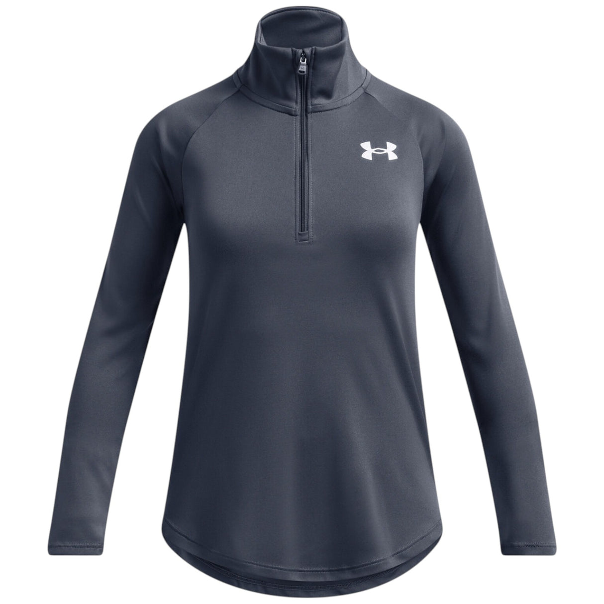 Under Armour Tech Graphic Kids 1/2 Zip Long Sleeved Top Front View