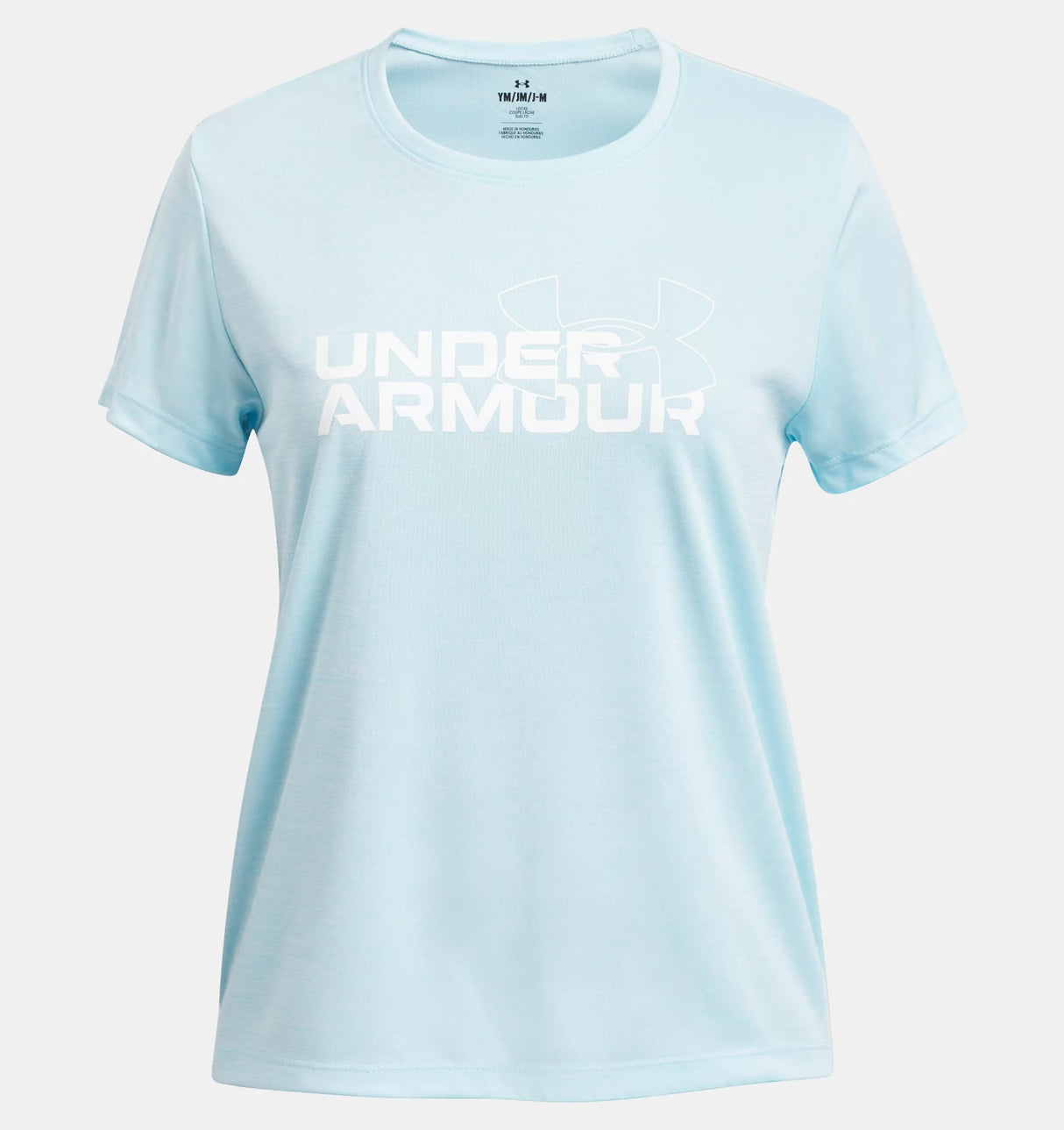 Under Armour Tech Twist Wordmark Womens Logo T-Shirt Front View