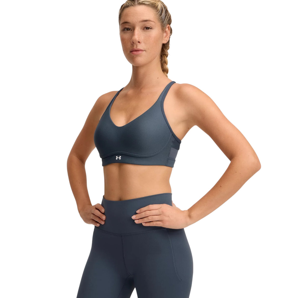 Under Armour Infinity Low 2.0 Womens Fitted Sports Bra Front View