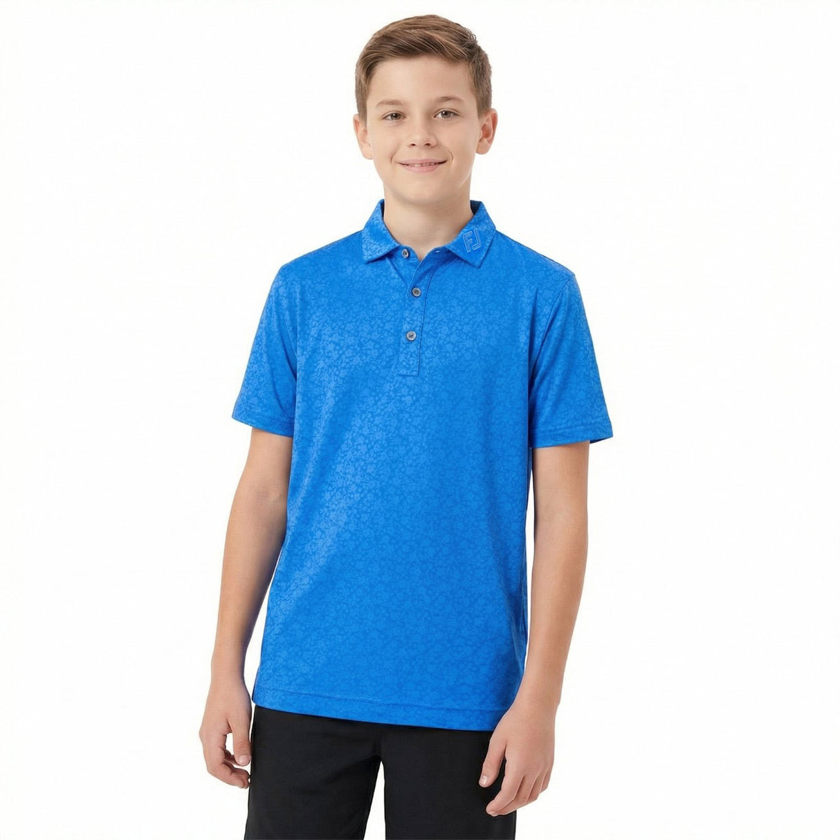 FootJoy Painted Floral Lisle Kids Polo