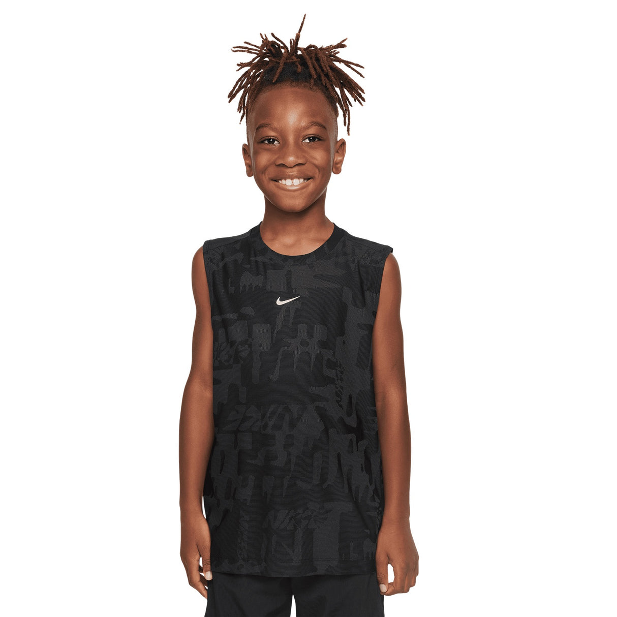 Nike Boys DF MULTI TANK JAQ BOLD Black