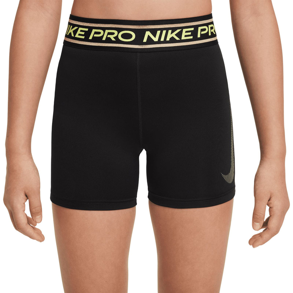Nike Girls NP DF 3IN SHORT SPORT PCK Blk