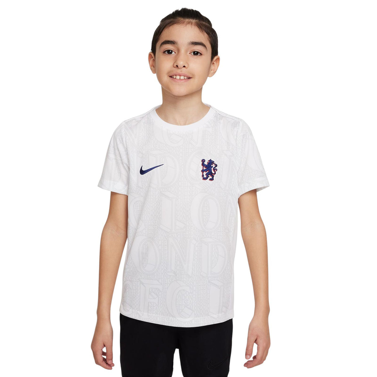 Nike Chelsea F.C. 2025/26 Pre-Match Kids Jersey - Front