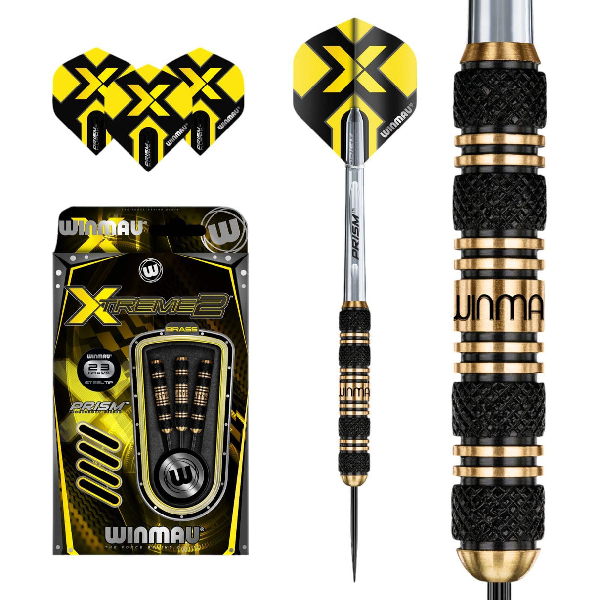 Winmau Xtreme 2 Brass 23G Darts