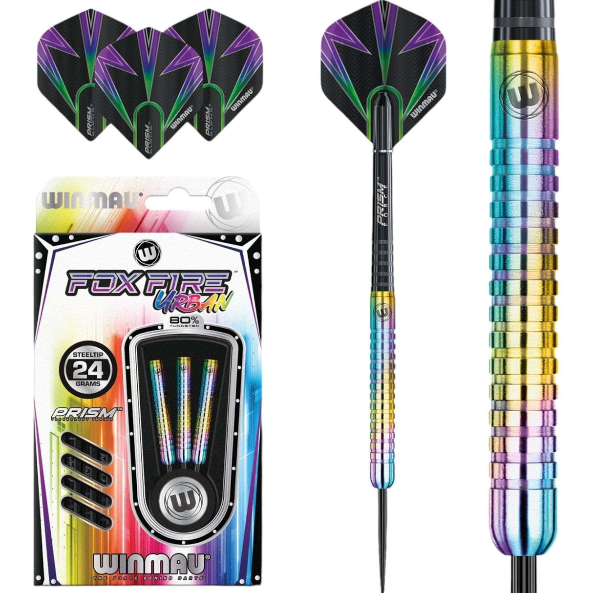 Winmau Foxfire Urban 80% Tungsten Alloy 24G Darts