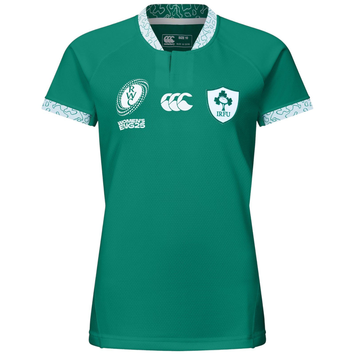 Canterbury IRFU Ireland Rugby WRWC 2025/26 Womens Home Test Jersey