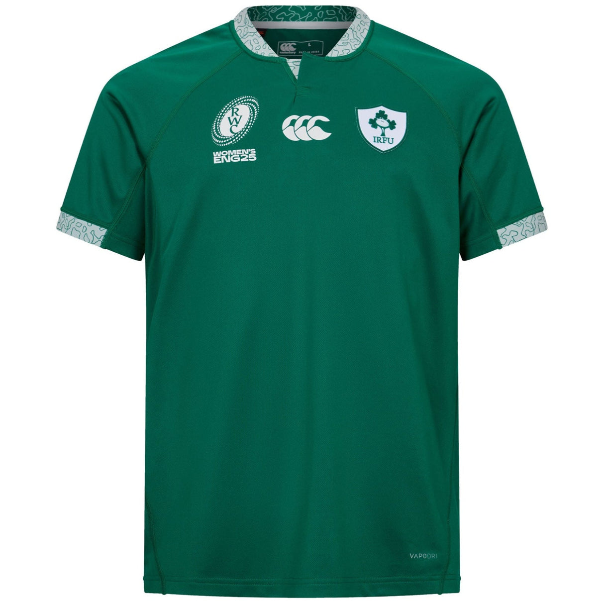 Canterbury IRFU Ireland Rugby WRWC 2025/26 Mens Home Pro Jersey