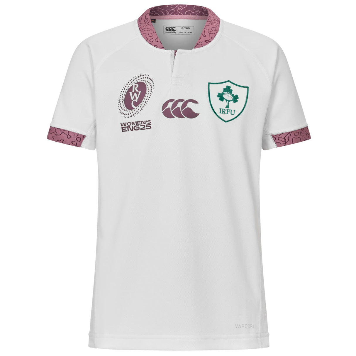 Canterbury IRFU Ireland Rugby WRWC 2025/26 Kids Alternate Pro Jersey
