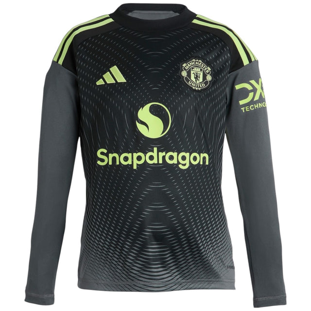 adidas Manchester United Football 2025/26 Adults Goalkeeper Jersey Front View