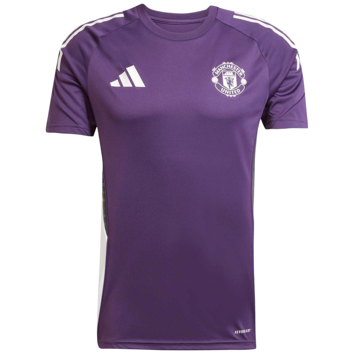 adidas Manchester United Tiro Football 2025/26 Adults Short Sleeved Training Jersey Front View