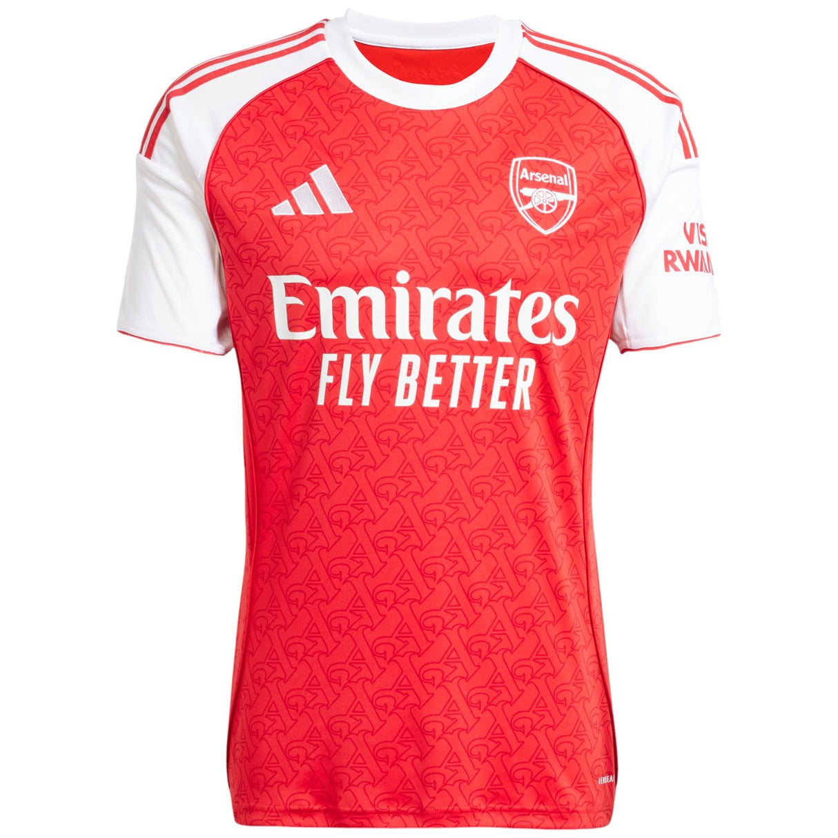 adidas Arsenal Football 2025/26 Mens Short Sleeved Home Jersey Front View