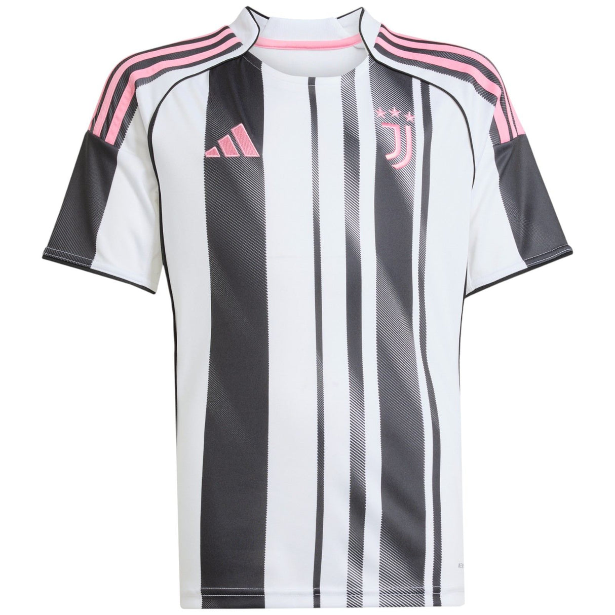 adidas Juventus Football 2025/26 Kids Short Sleeved Home Jersey Front View