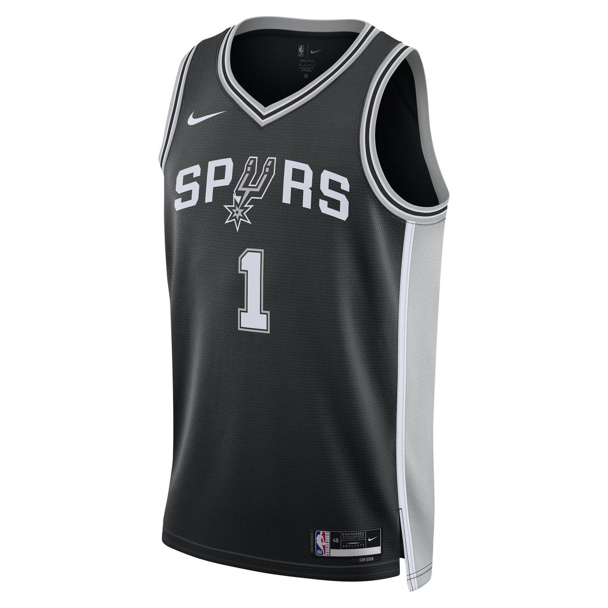 Nike San Antonio Spurs Wembanyama 1 Icon Edition Mens NBA Jersey