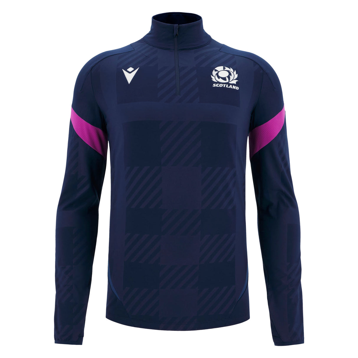 Macron Scotland Rugby 2025/26 Lightweight Training Half-Zip Top