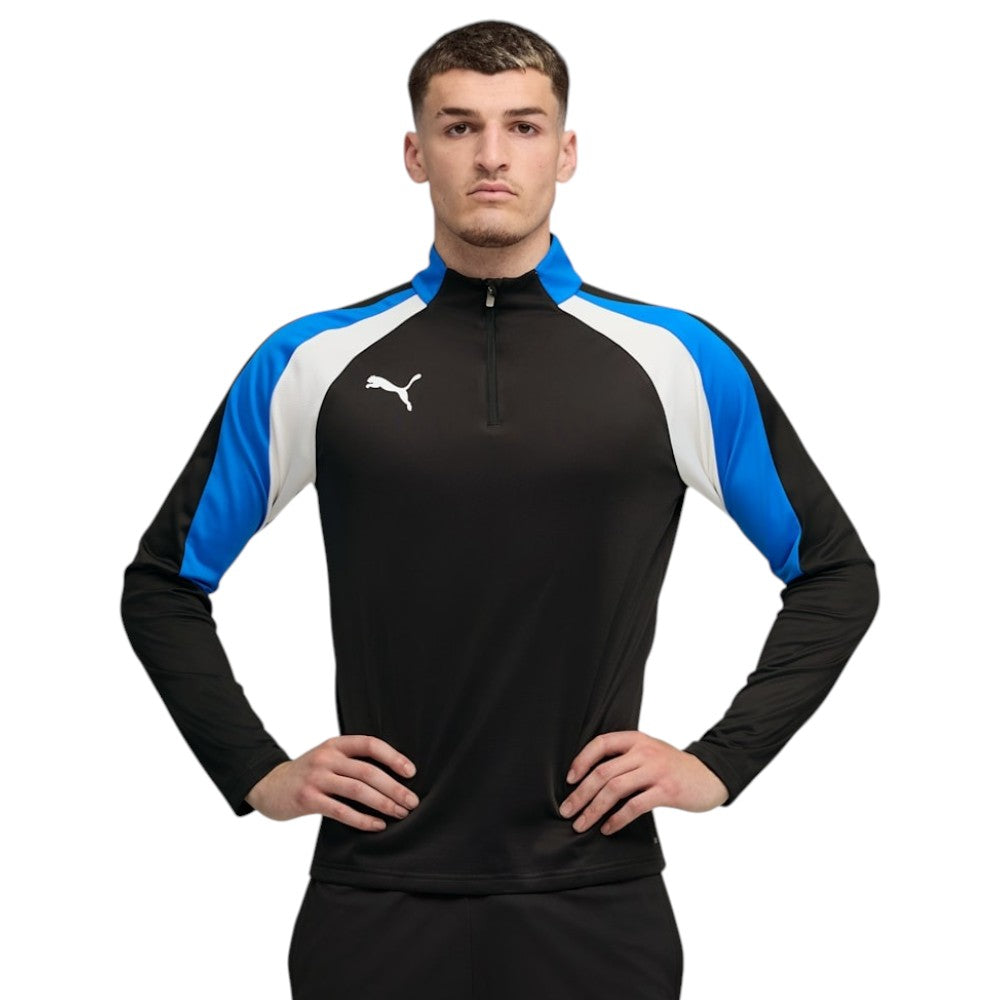 Puma IndividualLIGA Football Mens Half-Zip Slim-Fit Top