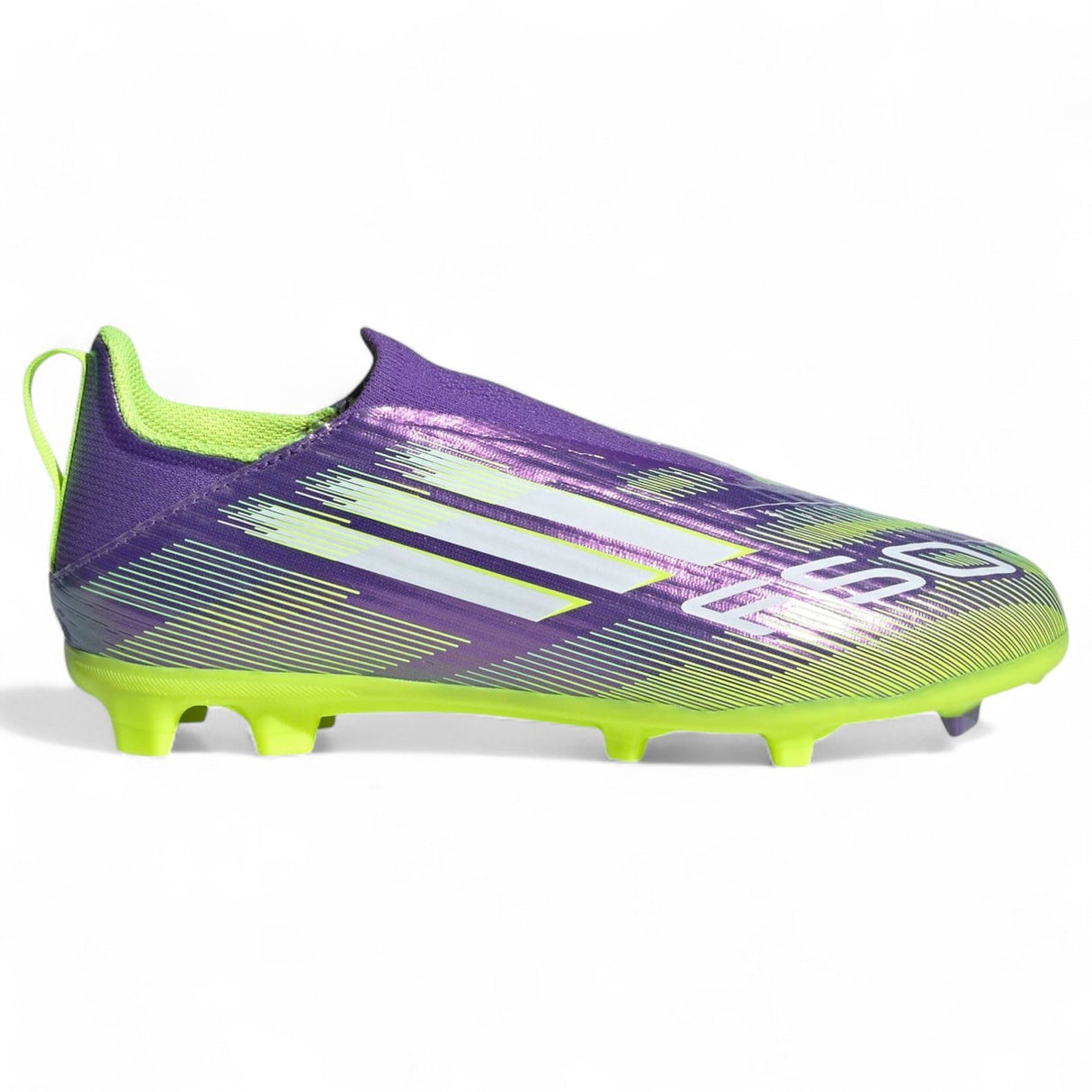 adidas F50 League Laceless Kids Firm Ground Football Boots Outer Full View