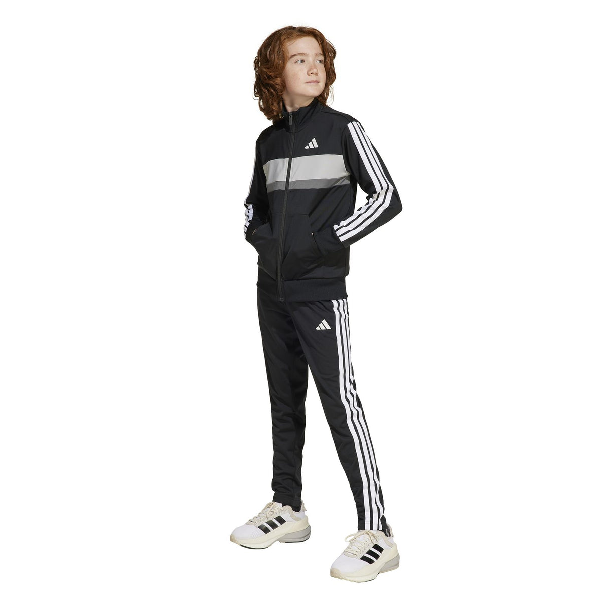 adidas Seasonal Essentials Tiberio 3-Stripes Tricot Track Suit Kids