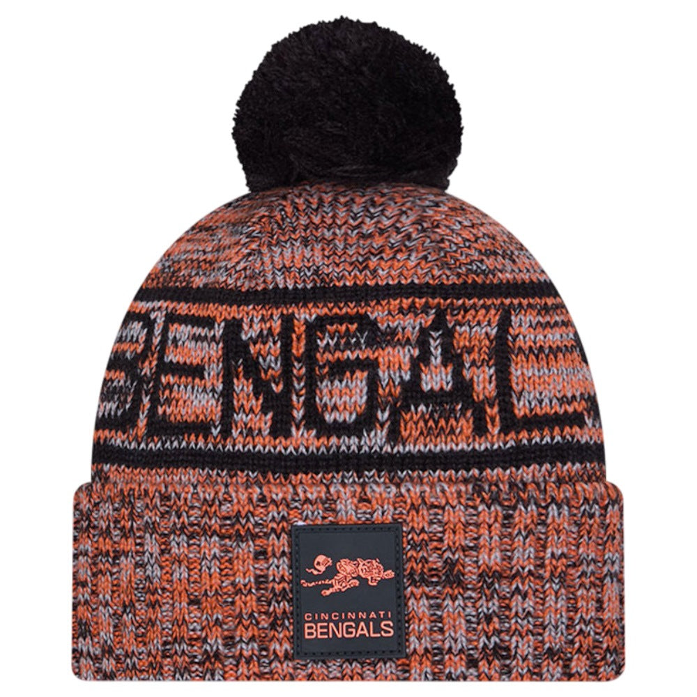 New Era NFL 25 Bengals Bobble Hat Orange