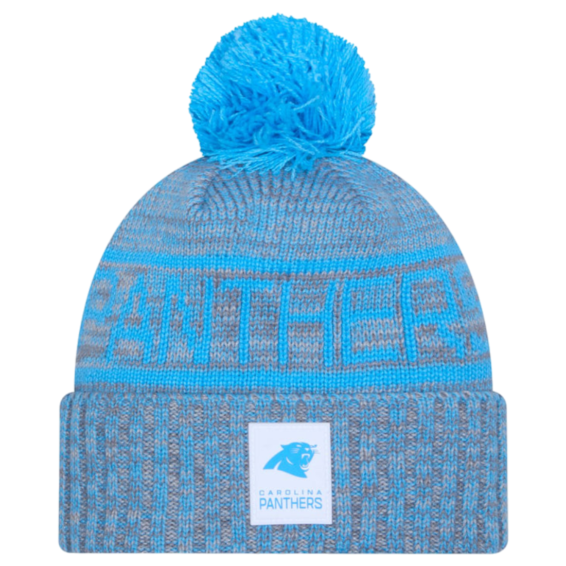 New Era NFL 25 Panthers Bobble Hat Blue