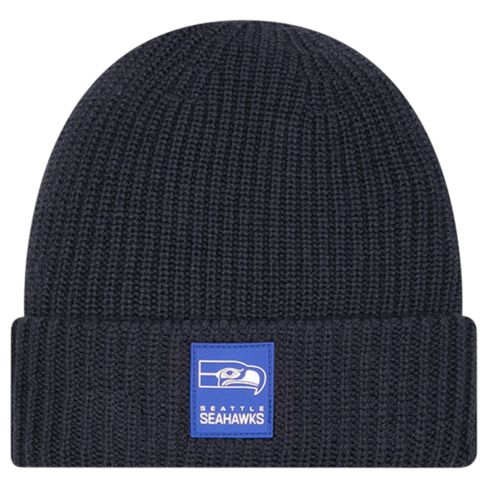 New Era NFL 25 Seahwaks Beanie Hat Black