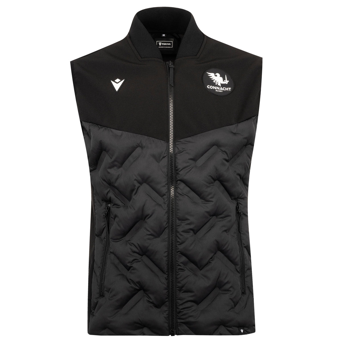 Macron Connacht Rugby 2025/26 Mens Full-Zip Elite Gilet