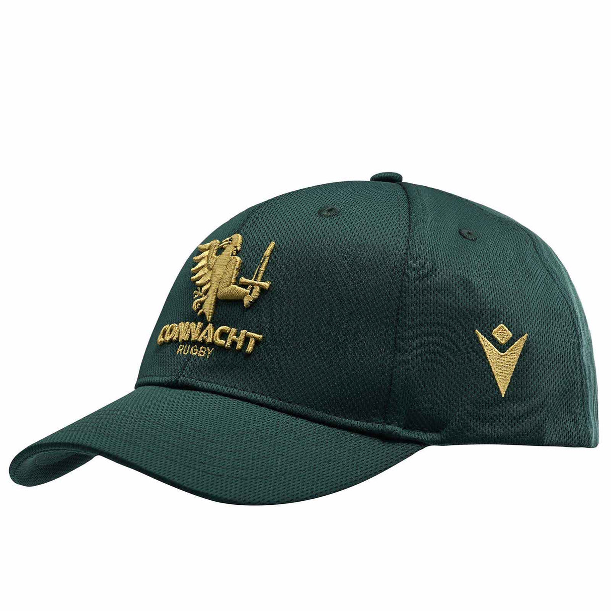 Macron Connacht Rugby 2025/26 Adults Adjustable Baseball Cap Front Side View