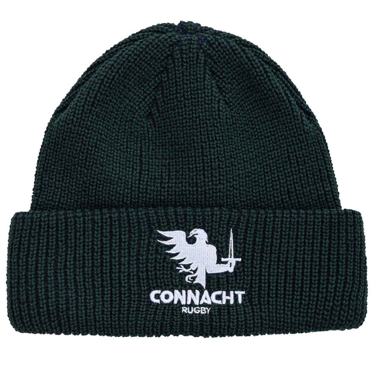 Macron Connacht Rugby 2025/26 Adults Waffle Beanie Hat Front View