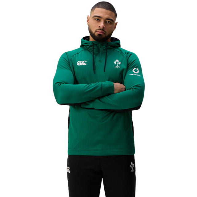 Canterbury IRFU Ireland Rugby Mens Half-Zip Training Hoodie