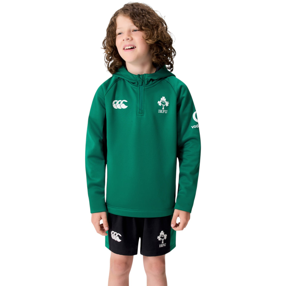 Canterbury IRFU Ireland Rugby Kids Half-Zip Training Hoodie