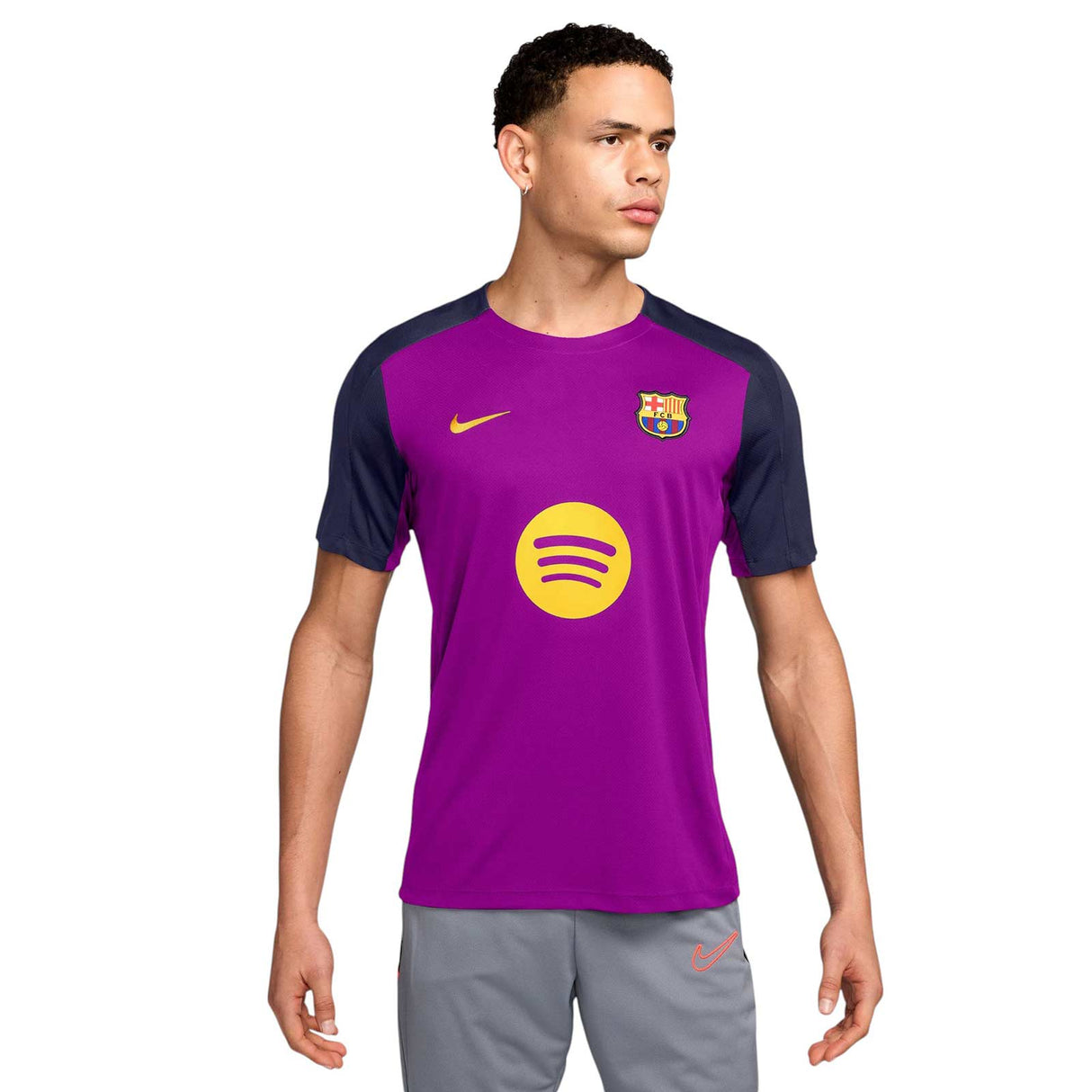 Nike FC Barcelona Strike Mens Dri-FIT Soccer Short-Sleeve Top