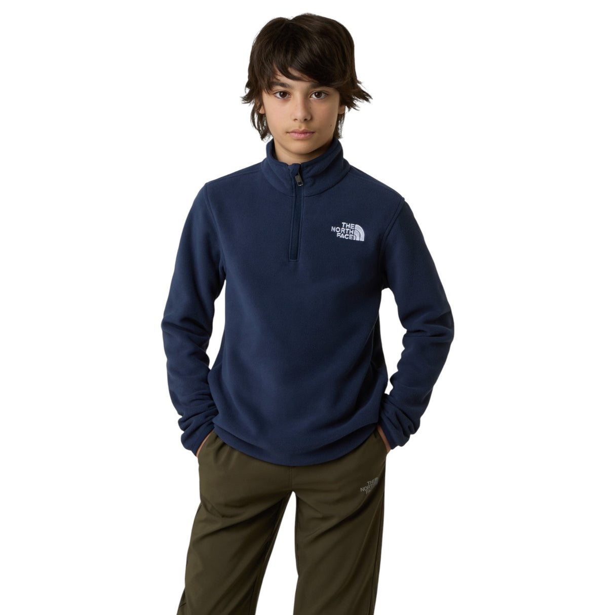 The North Face Glacier Kids Half-Zip Pullover Fleece Top