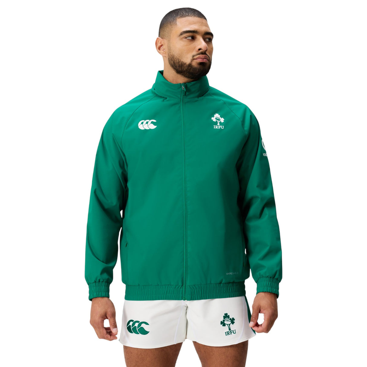 Canterbury IRFU Ireland Rugby Mens Full-Zip Anthem Jacket
