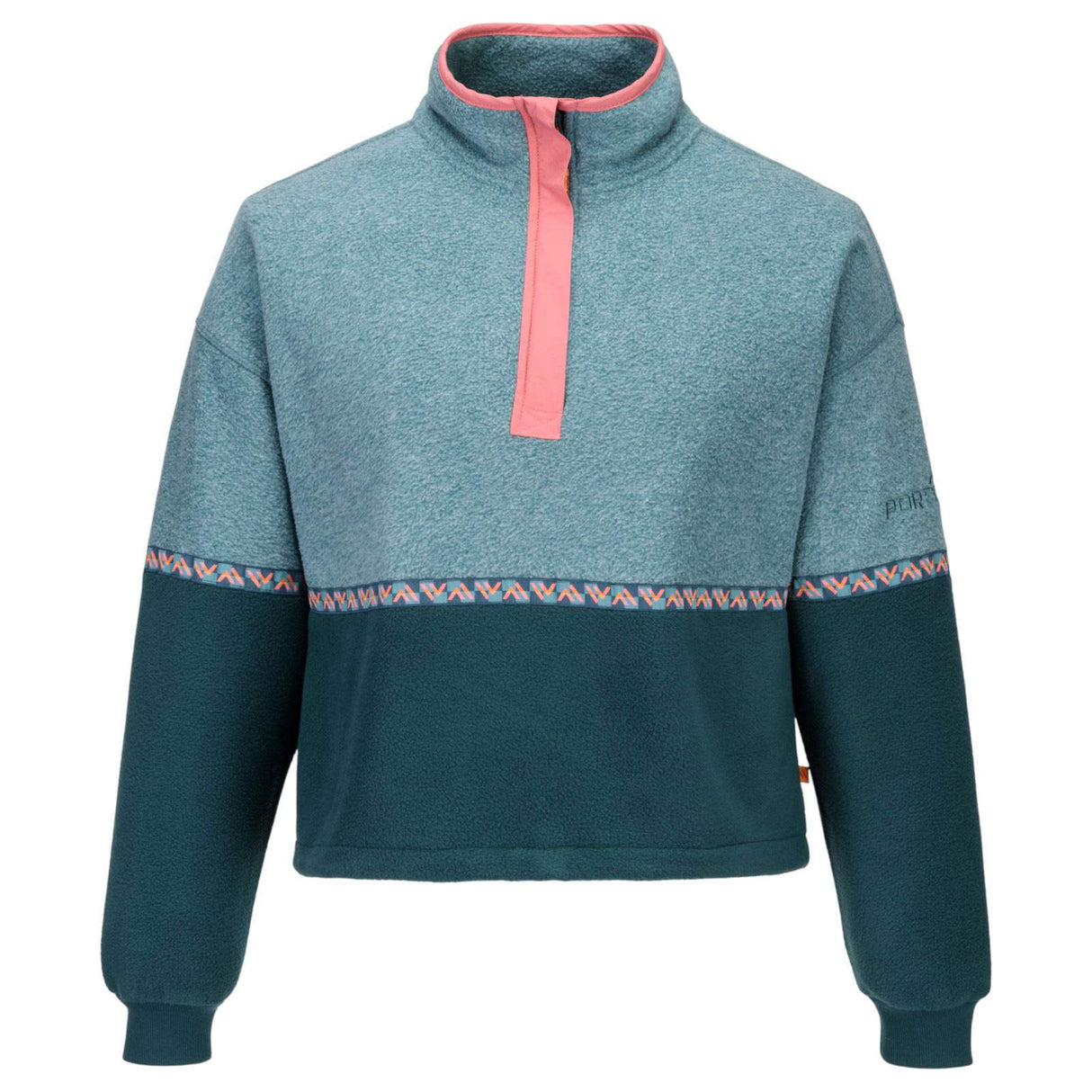 Portwest Fane Womens Half-Zip Cropped Fleece