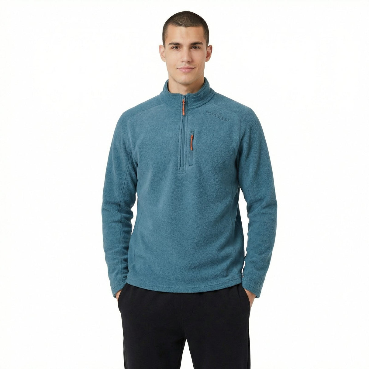 Portwest Westport Anti-Pill Mens Half-Zip Fleece
