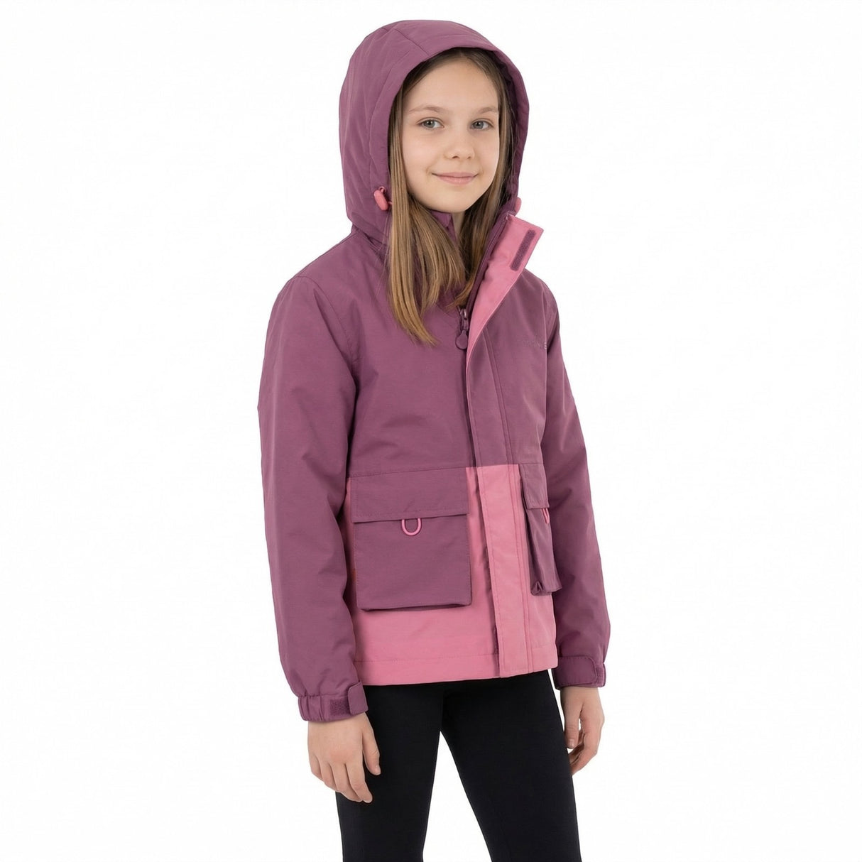 Portwest Delphi Girls Fleece Lined Rain Jacket<br>