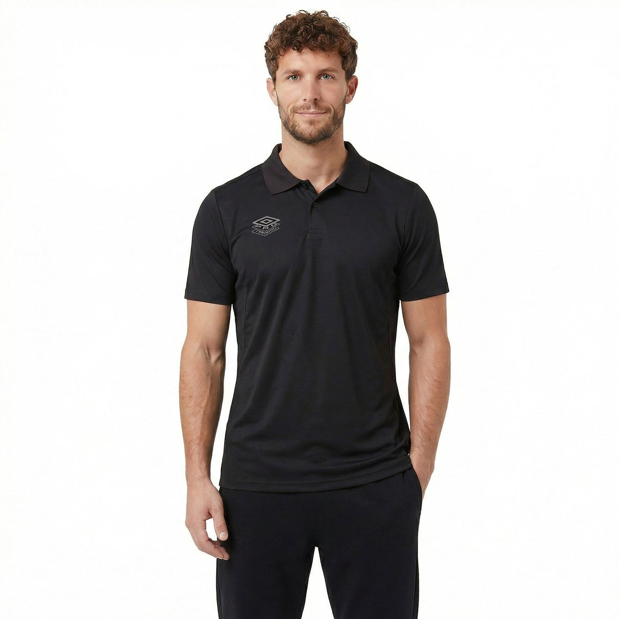 Umbro Pro Training Active Mens Short Sleeve Polo Shirt