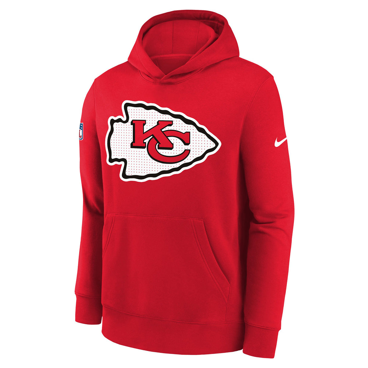 Nike Chiefs Fleece Kids Hoodie Red
