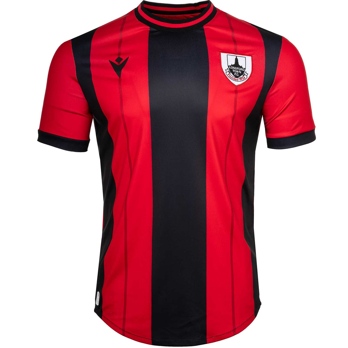 Macron Longford Town Football 2025/26 Mens Home Jersey Front View