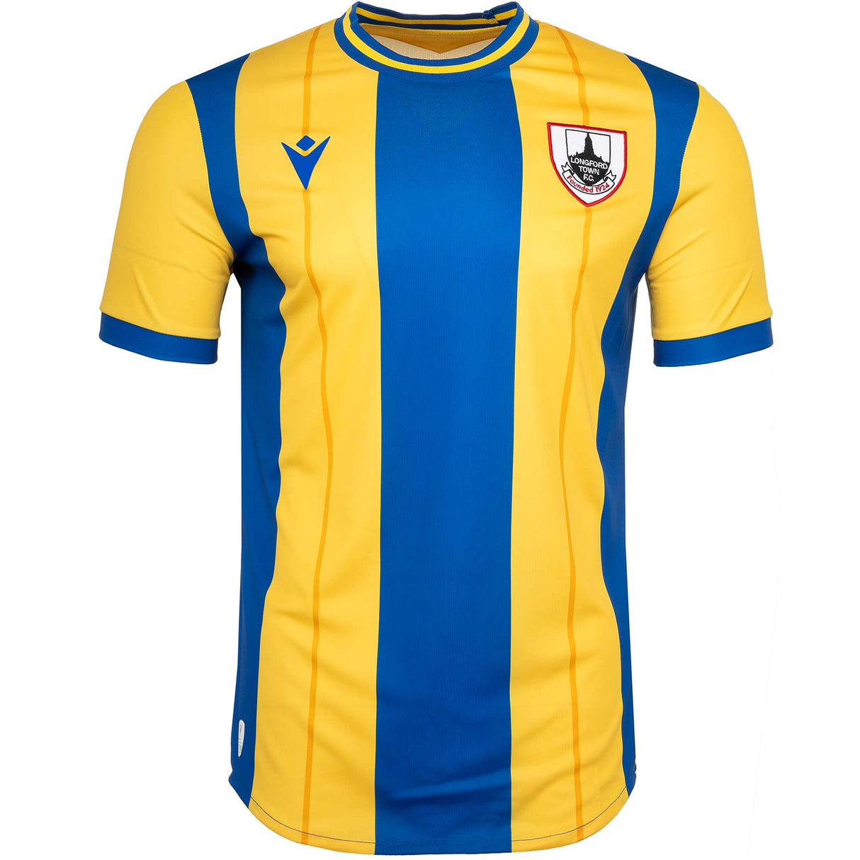Macron Longford Town Football 2025/26 Mens Away Jersey Front View