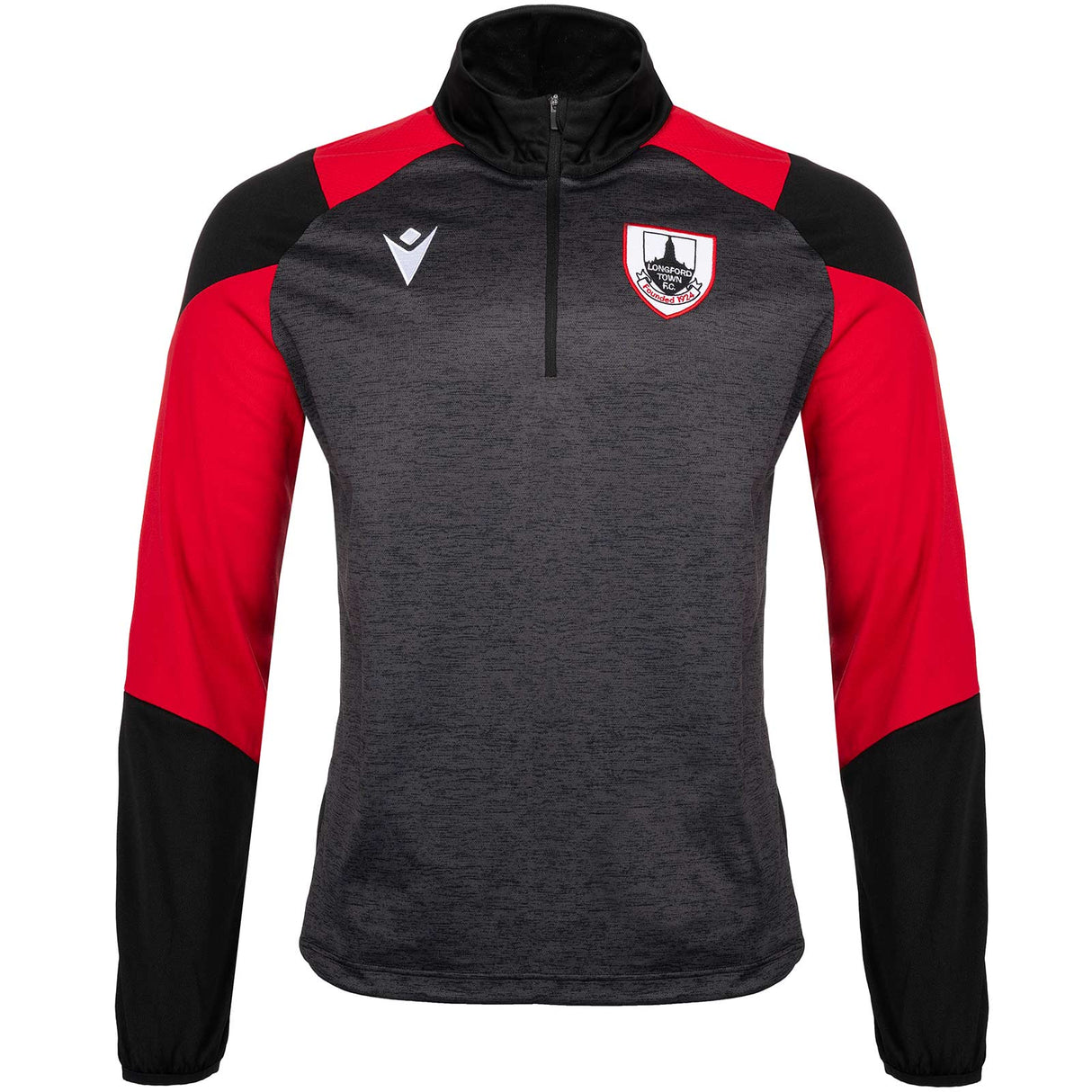 Macron Longford Town 2025 Training Kids Half-Zip Top