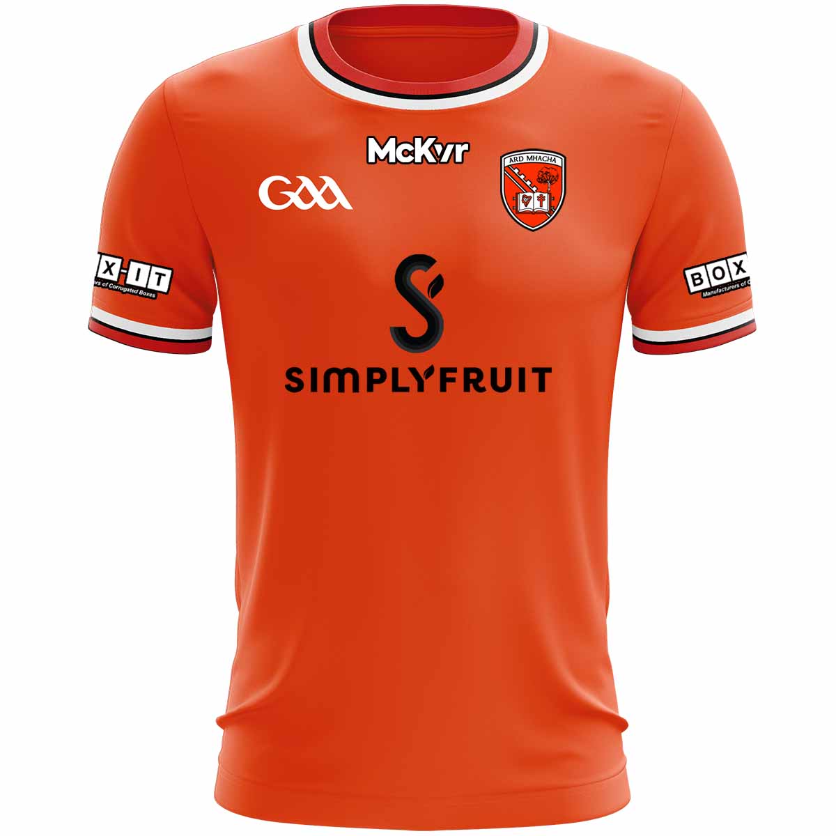 McKeever Armagh 25 Home Jersey Orange