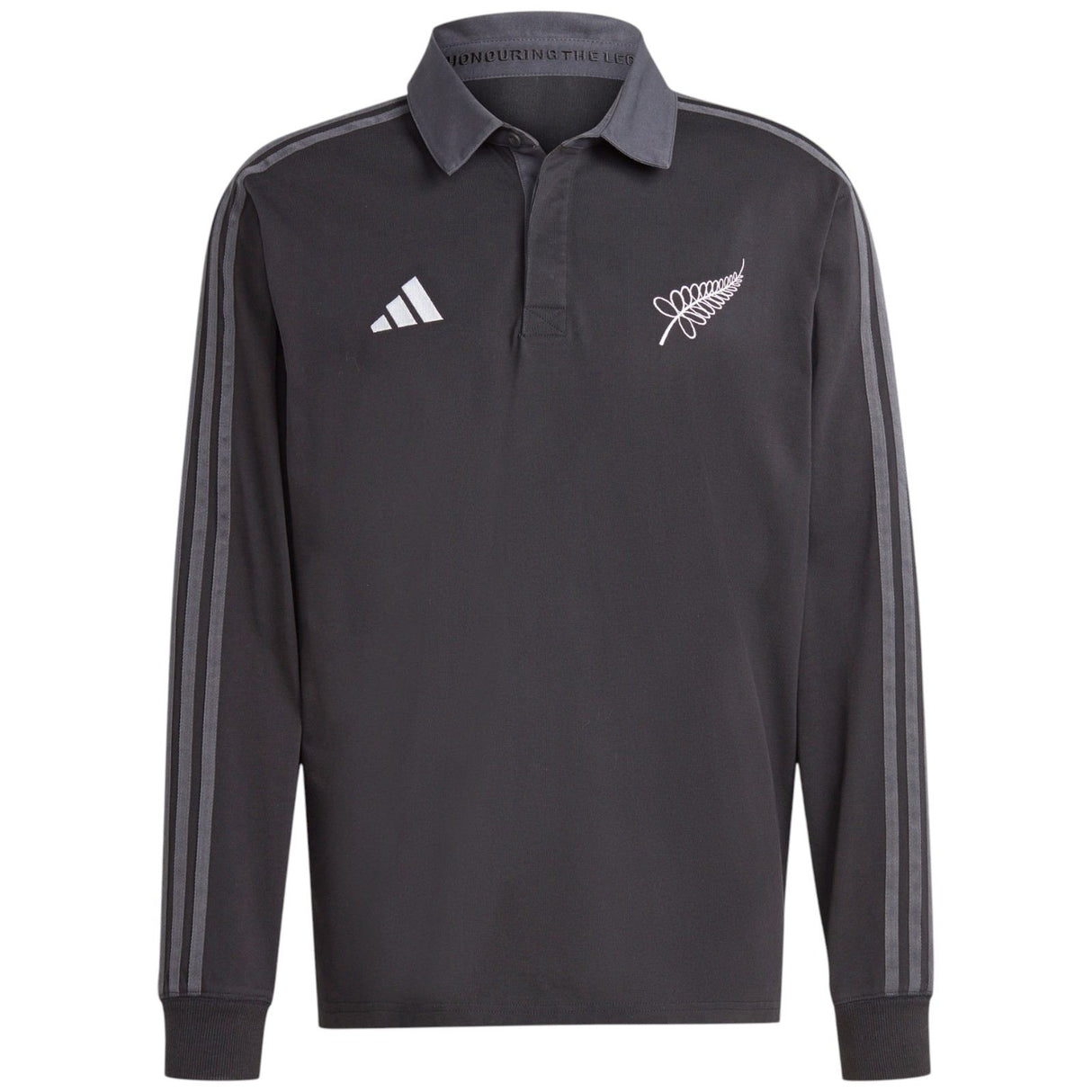 adidas All Blacks Heritage Rugby Mens Polo Shirt Jersey