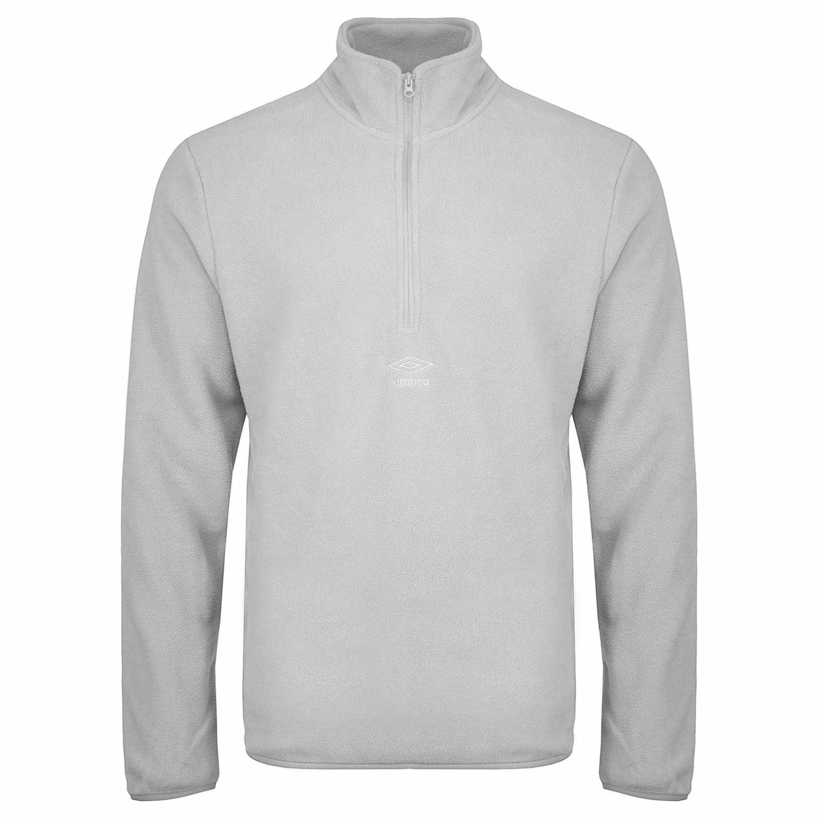 Umbro Relaxed Mens Logo Half-Zip Training Polar Fleece