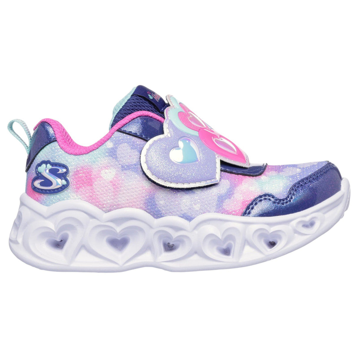 Skechers Heart Lights Lovin Reflection Girls Lighted Sneaker