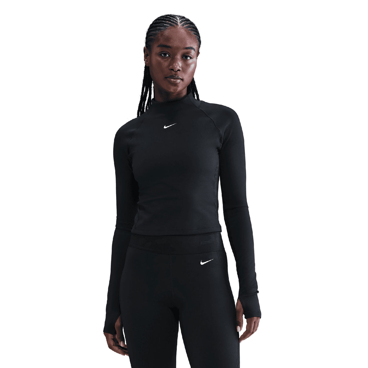 Nike Wmns NP DF WARM LS TOP GG Black