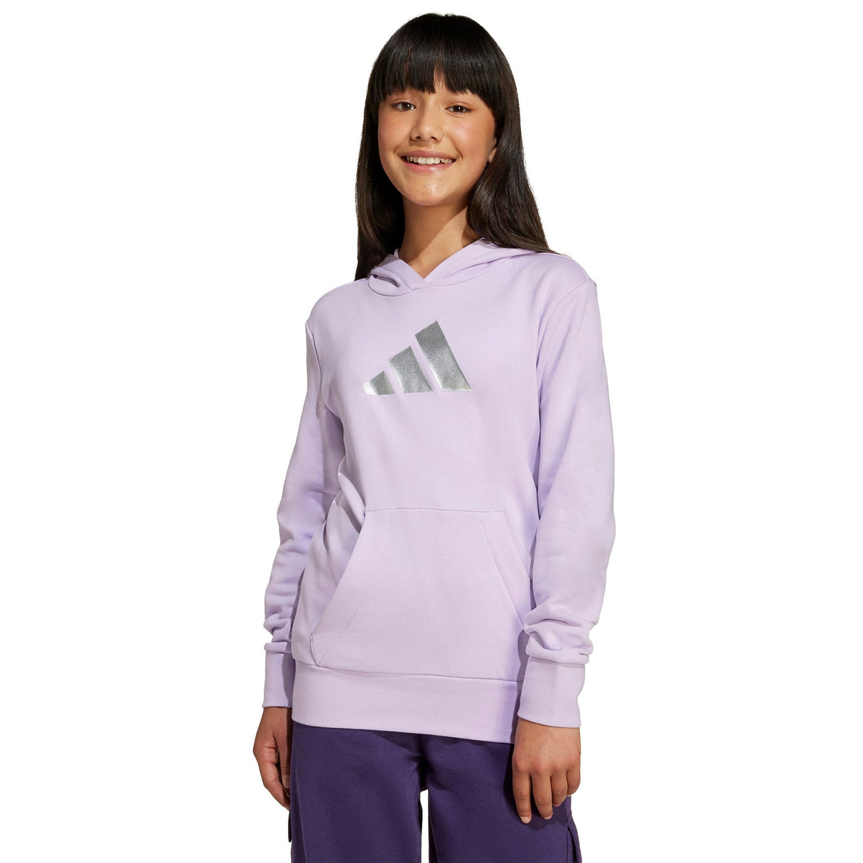adidas Glam Logo Girls Slim-Fit Hoodie